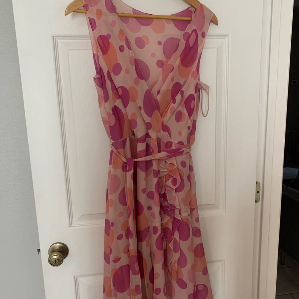 Silk dress.